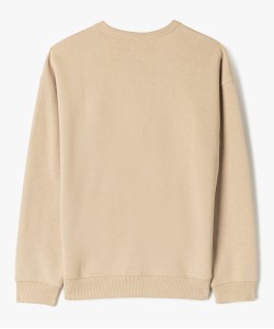 Sweat à col rond avec intérieur molletonné garçon